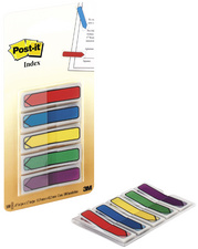 3m post-it index mini pijlen 5 kleuren 20 stuks