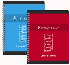 conquerant sept schrift de tekstes reliure int‚grale
