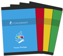 conquerant sept schrift travaux pratiques 170x220 mm