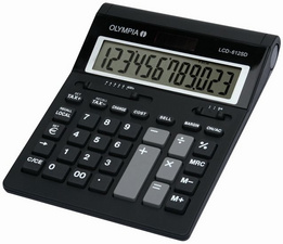 olympia bureaurekenmachine lcd-612sd 12-cijferig lcd-display