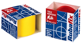 rubafix textieltape-formaat (b)38 mmx(l)3 m-geel
