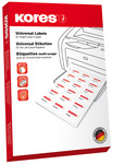 kores cd-dvd-etiketten diameter 117mm wit