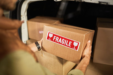 agipa aanduidingsetiket fragile 60x190mm niet verwijderbaar