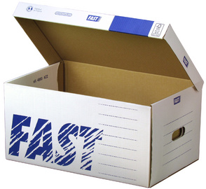 fast archief-klapdekselbox standaard container van karton
