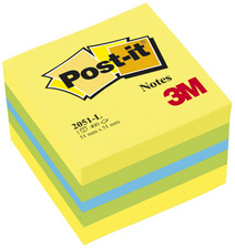 3m post-it notes mini blok 2051-u 51x51mm 400 blad