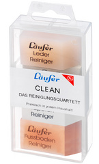laufer clean reinigerquartett in transparantzichtbox