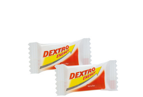 dextro energy minis traubensuiker in transparantzichtrond doosje