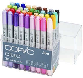 copic hobbymarker ciao 36 stuks set a