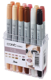 copic hobbymarker ciao 12 stuks set huidkleur