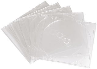 hama cd-opbergmap slim slim case kunststof box