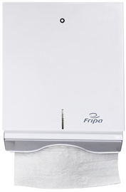 fripa falthandtuch-dispenser metaal groot wit