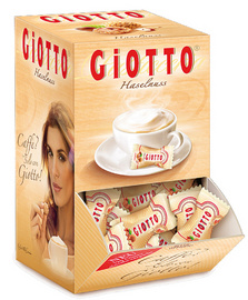 ferrero mini-gebakkogels giotto in displaydoos