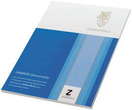 gohrsmuhle schrijfblok bankpost din a4 100gr hoogwit