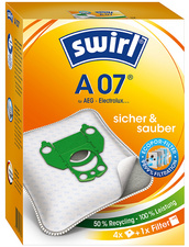 swirl stofzuigerzak a 07 met microporplus-filter