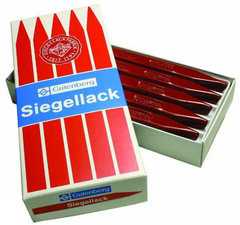 gutenberg zegellak urklantenlak zinnoberrood