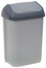 okt afvalemmer swing-bin 25 liter antraciet-creme