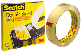 3m scotch dubbelzijdig plakband 665 12mmx32 9 m