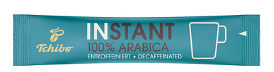 tchibo instant-koffie caf‚ select decaf poortionssticks