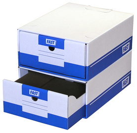 fast archief-scheidingsbladen tirofast kleur wit blauw