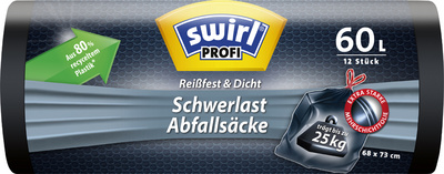 swirl profi extra stevige afvalzak zwart 120 liter