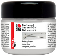 marabu acryl-structuurgel 225 ml kleurloos mat