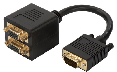 ansmann 15 pol sub-d y-verdeelkabel