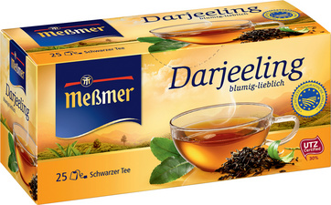 meamer zwarte thee darjeeling 25 stuks verpakking