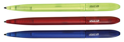 herlitz balpen met draaimechaniek vorsted schrijfkleur blauw
