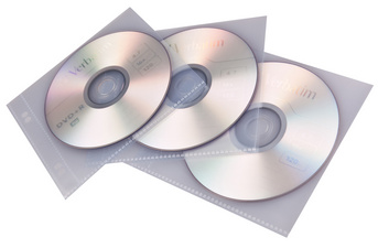 prooffice cd dvd-hoes voor 1 cd-dvd pp transparant