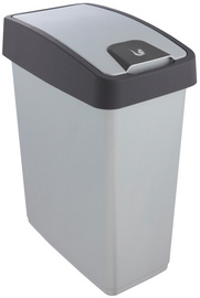 keeeper afvalemmer magne 25 liter antraciet-creme