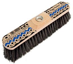 peggy perfect bezem hout gelakt naturelhaar
