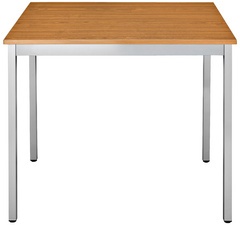 sodematub bijzettafel 126drma halfrond kerssenhouten alu