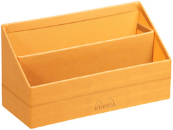 rhodia briefhouder van kunstleder bronze