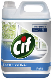 cif professional oppervlak-reiniger glas en regels 5 l