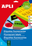 agipa adres-etiketten 210x297mm neongeel