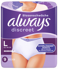 always discreet inkontinenz-h”schen pants plus maat: m
