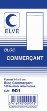 elve bloc commer‡ant 60x140mm 100 vel