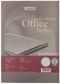 landre briefblok recycling a4 50 vel 70gr geruit