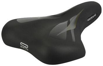 selle royal trekking-gel-fietszadel zwart