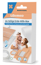 lifemed ehbo-pleister-box 64-delig