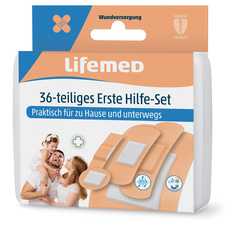 lifemed ehbo-pleister-set 36-delig