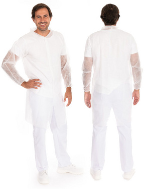 hygostar bezoekerkittel eco hygobase wit xl