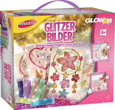 joustra creatief-en knutselset glitter bilder-in koffer