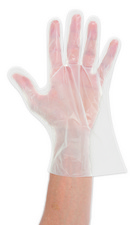 nature star bio-handschoenen green van pla l transparant