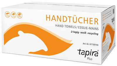 tapira handtuchpapier plus 250x330 mm c-vouw wit