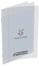 conquerant classique schrift de po‚sie & chant 170x220 mm