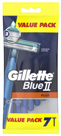 gillette wegwerpscheermes blue ii plus 5 stuks pak