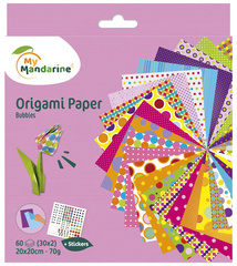 avenue mandarine origami-vouwblaadjes bubbles