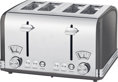 profi cook 4-ruiten-toaster pc-ta 1194 antraciet