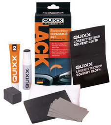 quixx lak-steenslag reparatie-set zwart